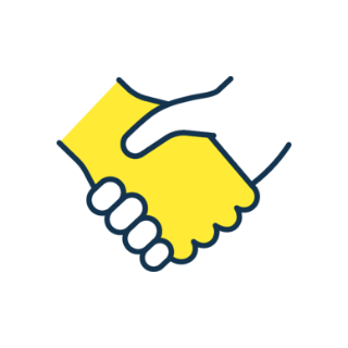 握手するアイコン
